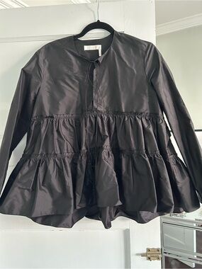 Chloe Silk Ruffle Blouse